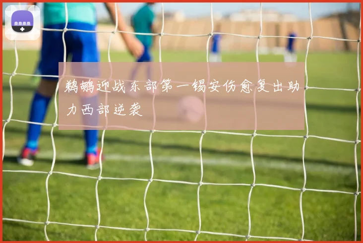 鹈鹕迎战东部第一锡安伤愈复出助力西部逆袭
